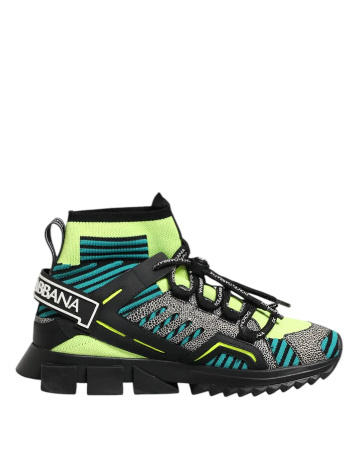 Dolce &amp; Gabbana Multicolor Sorrento Socks Men Sneakers Shoes