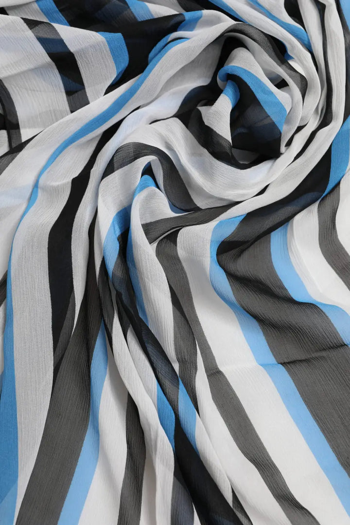 Dolce &amp; Gabbana Multicolor Striped Neck Warmer Wrap Scarf
