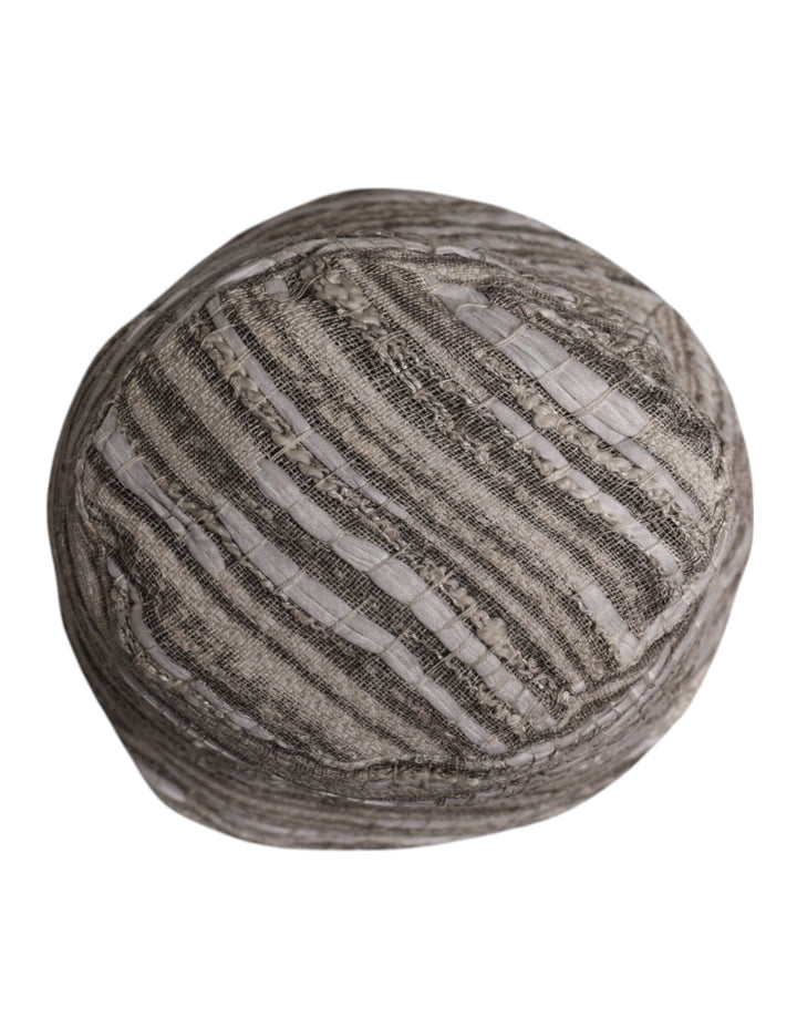 Dolce &amp; Gabbana Multicolor Stripes Cotton Bucket Cap