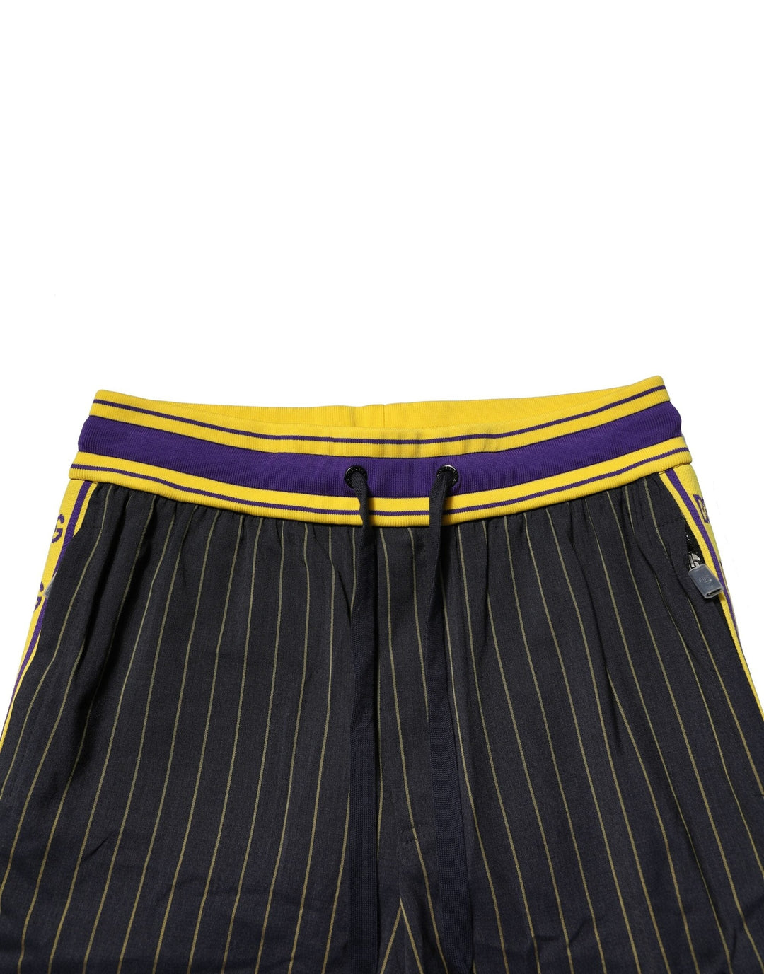 Dolce &amp; Gabbana Multicolor Stripes Wool Jogger Pants