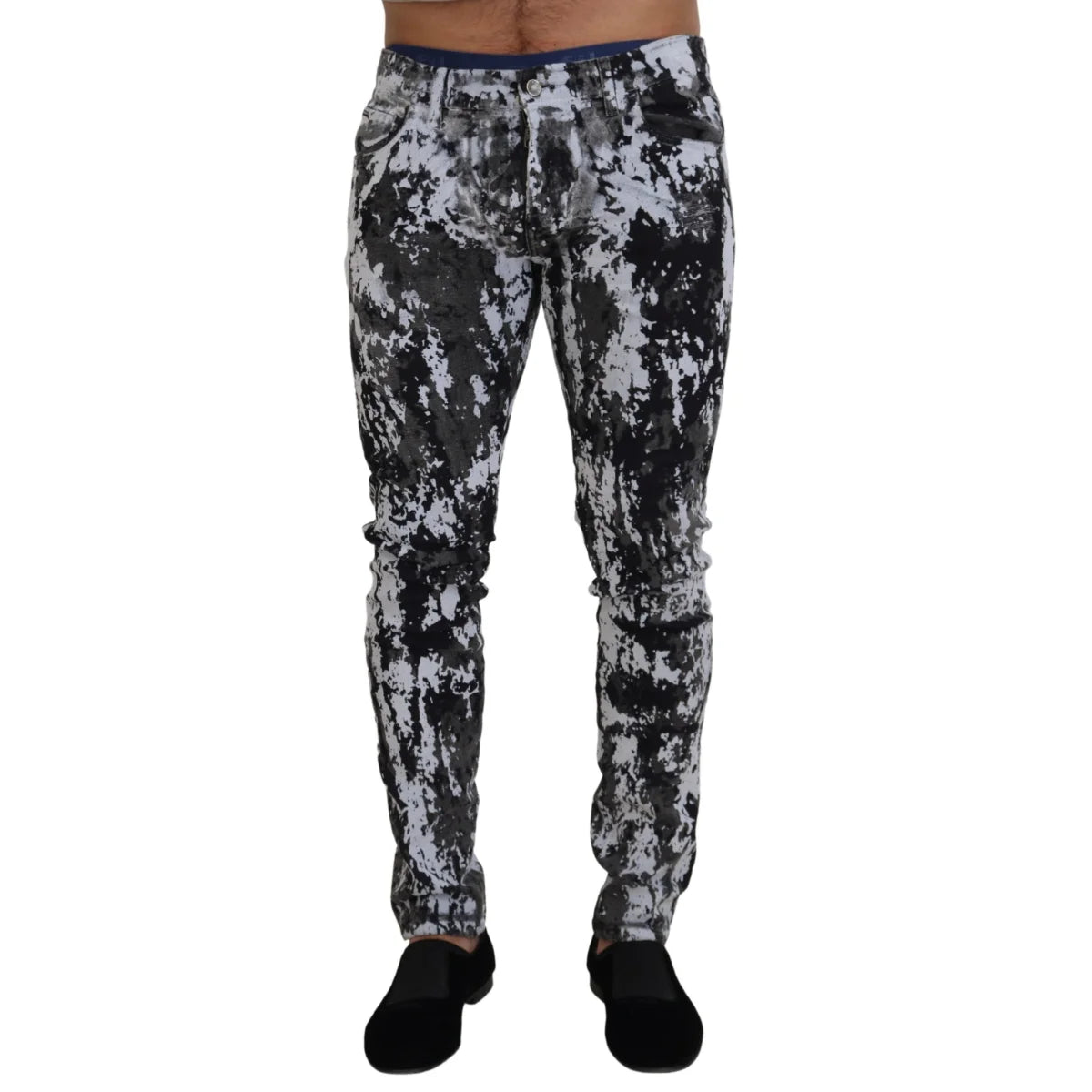 Dolce Gabbana Multicolor Tie Dye Denim Explosion Jeans &