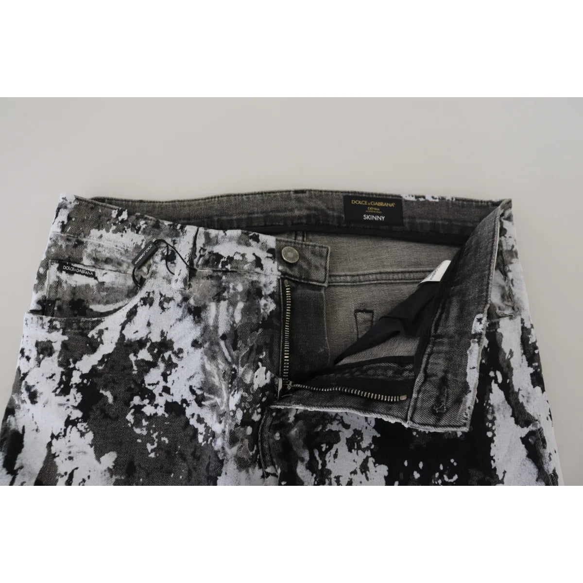 Dolce Gabbana Multicolor Tie Dye Denim Explosion Jeans &