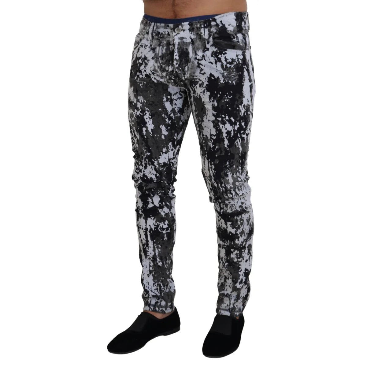 Dolce Gabbana Multicolor Tie Dye Denim Explosion Jeans &