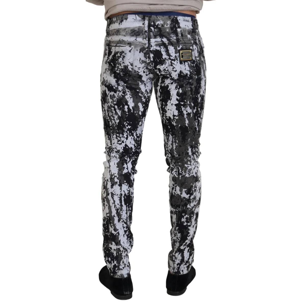 Dolce Gabbana Multicolor Tie Dye Denim Explosion Jeans &