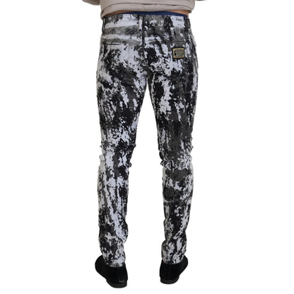 Dolce Gabbana Multicolor Tie Dye Denim Explosion Jeans &