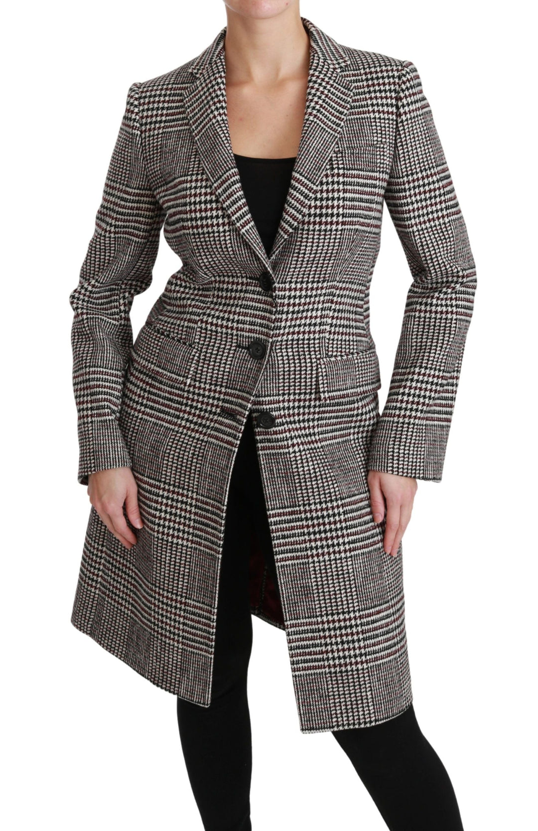 Dolce &amp; Gabbana Overcoats - Multicolor Trench Knee Long Jacket Coat