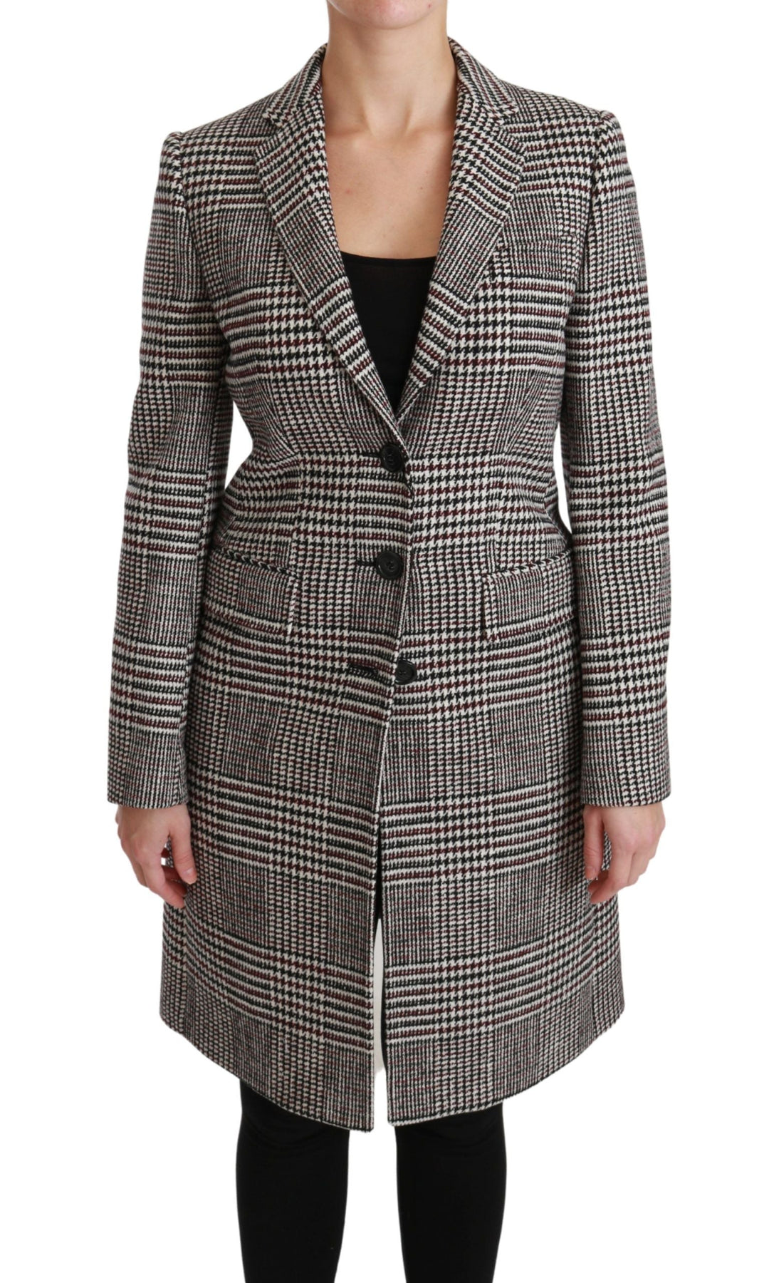 Dolce &amp; Gabbana Overcoats - Multicolor Trench Knee Long Jacket Coat