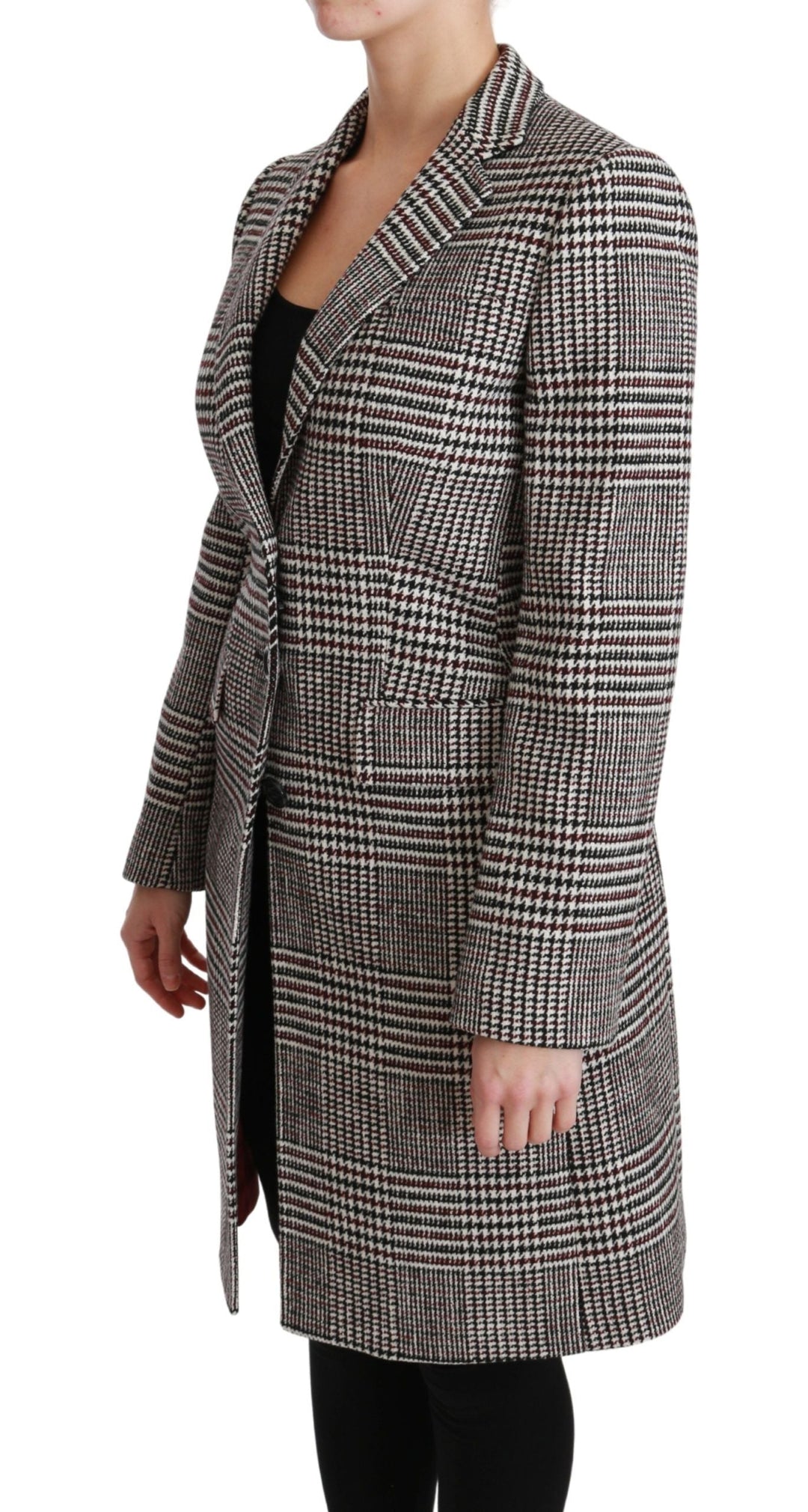 Dolce &amp; Gabbana Overcoats - Multicolor Trench Knee Long Jacket Coat