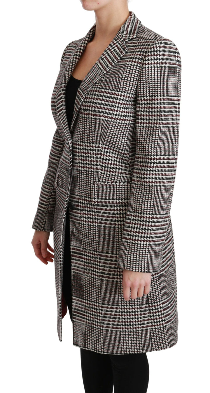Dolce &amp; Gabbana Overcoats - Multicolor Trench Knee Long Jacket Coat