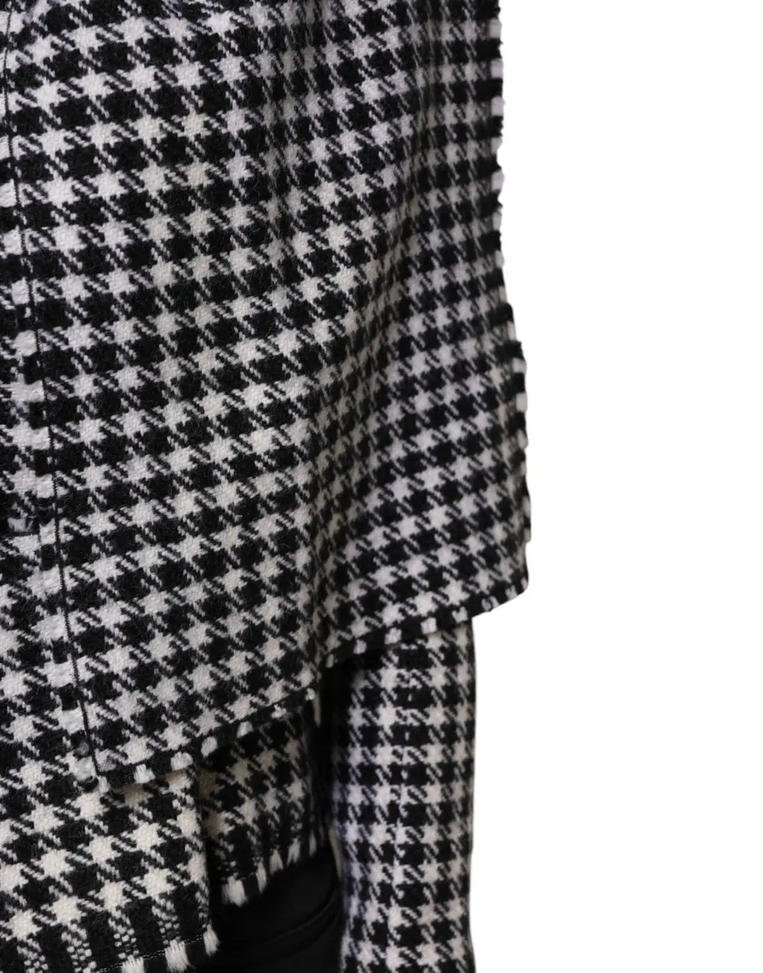 Dolce &amp; Gabbana Multicolor Wool Monochrome Patterned Jacket