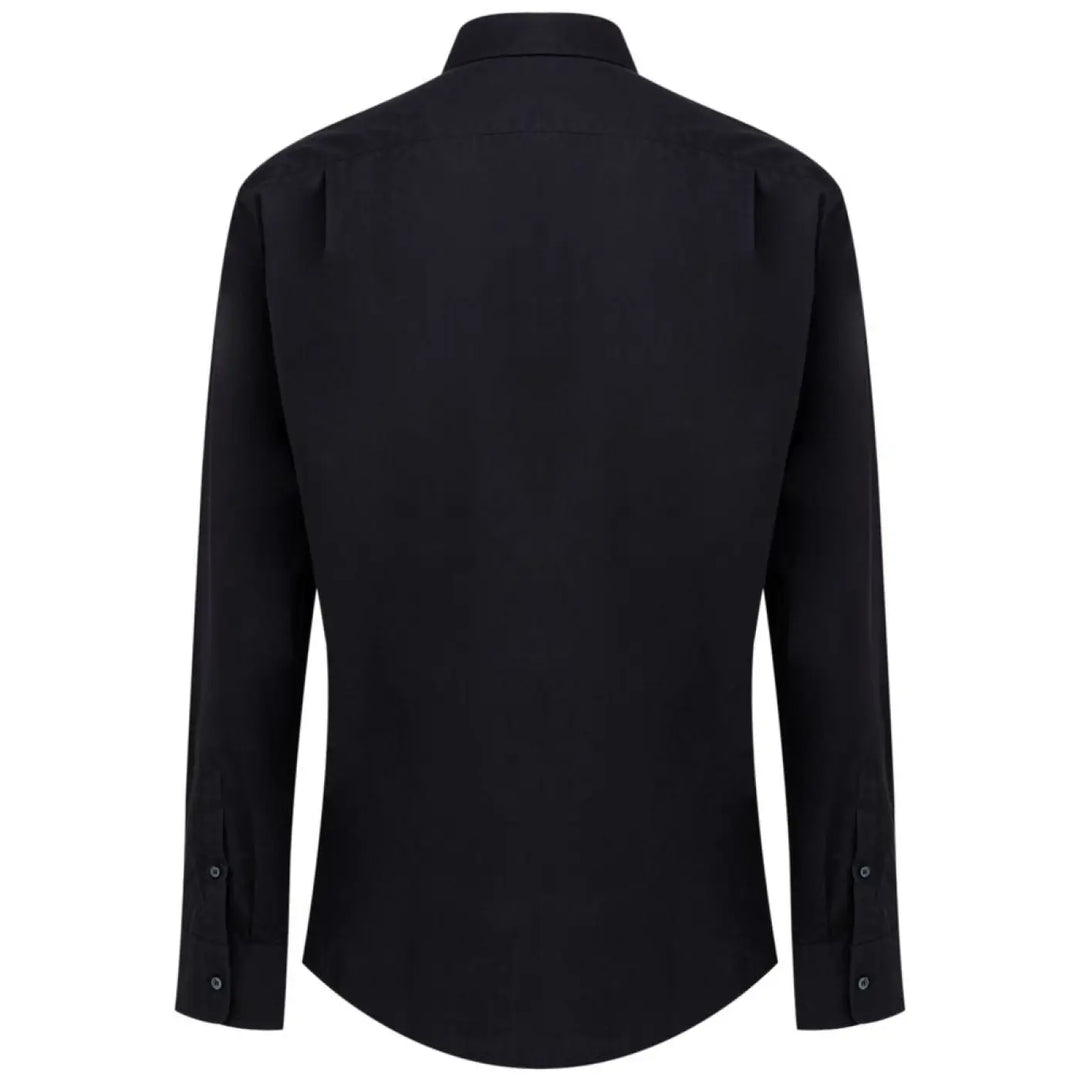 Dolce &amp; Gabbana Navy Blue Cotton Dress Shirt