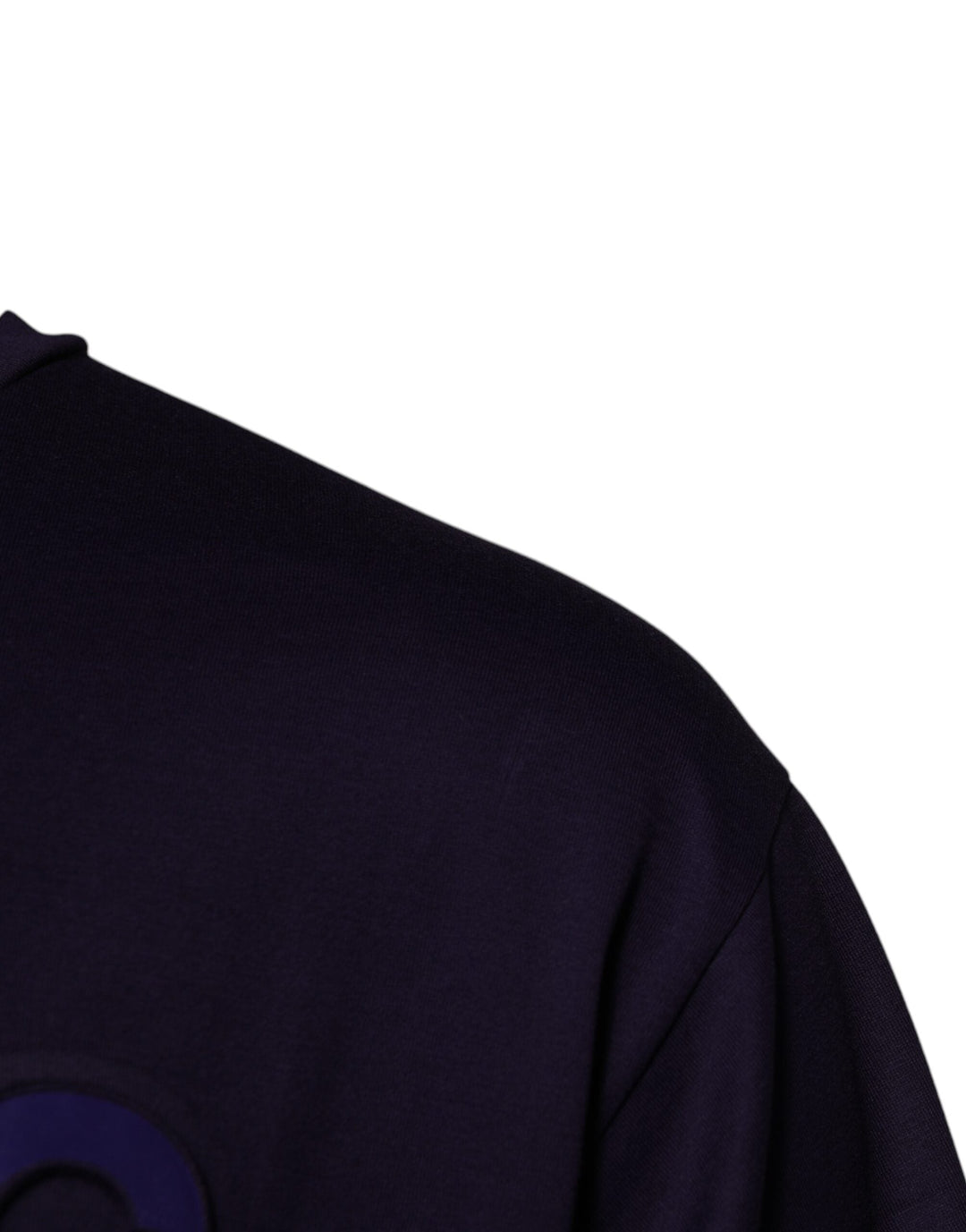 Dolce &amp; Gabbana Navy Blue Dg Logo Cotton Crew Neck T-shirt
