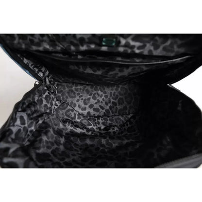 Dolce & Gabbana Nylon Backpack Bag with Logo Authentic Luxury Style