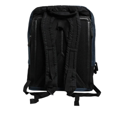 Dolce & Gabbana Nylon Backpack Bag with Logo Authentic Luxury Style