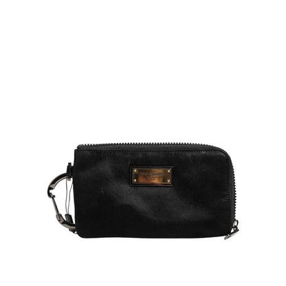 Dolce & Gabbana Nylon Calfskin Pouch Luxury Lightweight Accessory