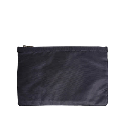 Dolce & Gabbana Nylon Clutch with Crown and Logo Patch Embellished