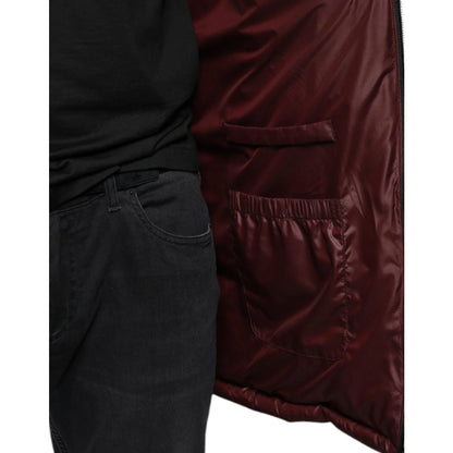 Dolce Gabbana Nylon Sensation Hooded Logo Jacket &