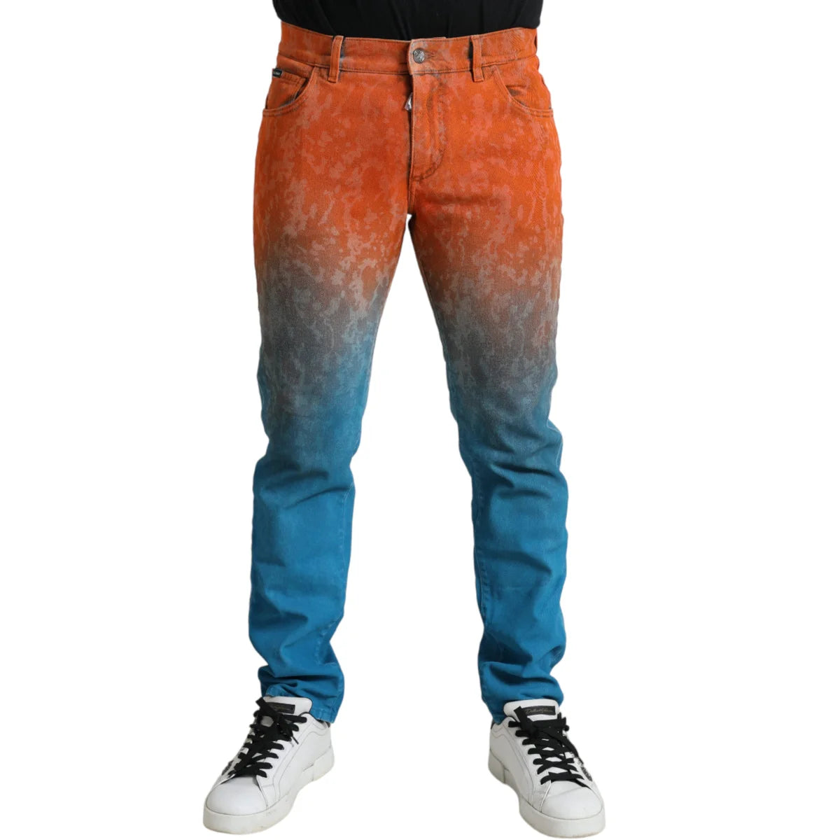 Dolce Gabbana Ombre Denim Jeans Stunning Skinny Stretch Fit &