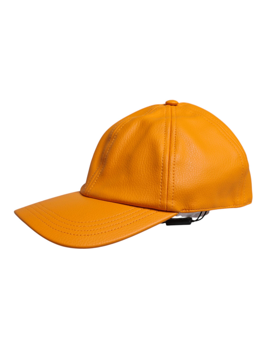 Dolce &amp; Gabbana Orange Cotton 6 Panels Baseball Cap