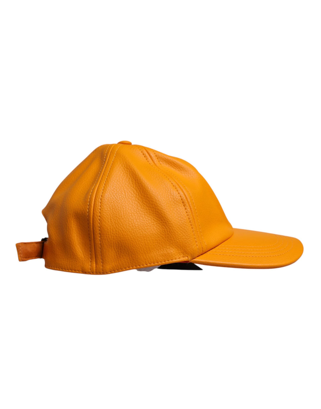 Dolce &amp; Gabbana Orange Cotton 6 Panels Baseball Cap