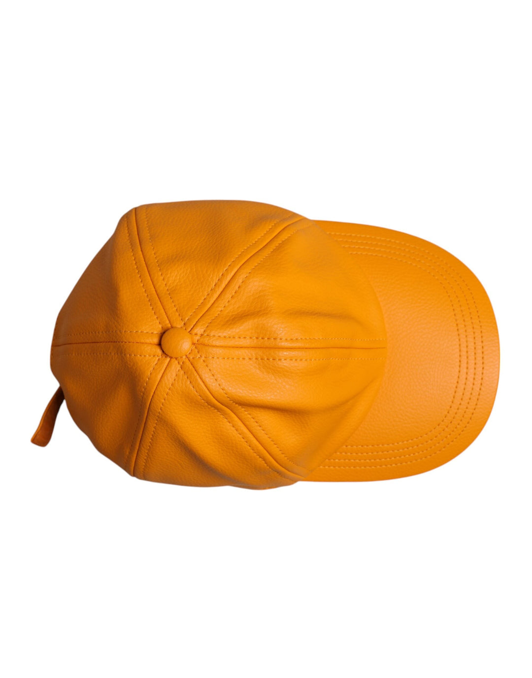 Dolce &amp; Gabbana Orange Cotton 6 Panels Baseball Cap