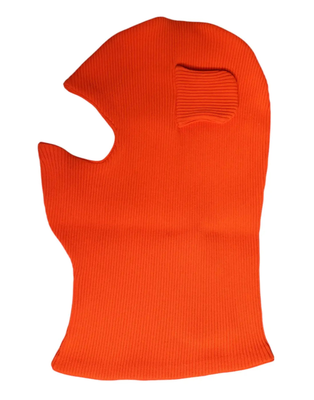 Dolce &amp; Gabbana Orange Cotton Whole Head Wrap Balaclava Hat