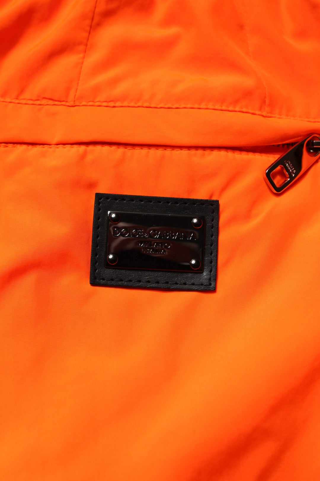 Dolce &amp; Gabbana Orange Polyester Men Jogger Sweatpants Pants