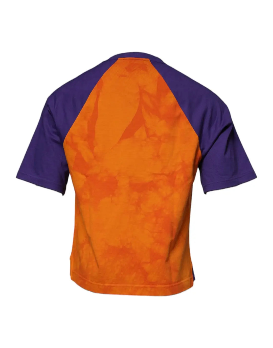 Dolce &amp; Gabbana Orange Purple Graphic Print Short Sleeves T-shirt