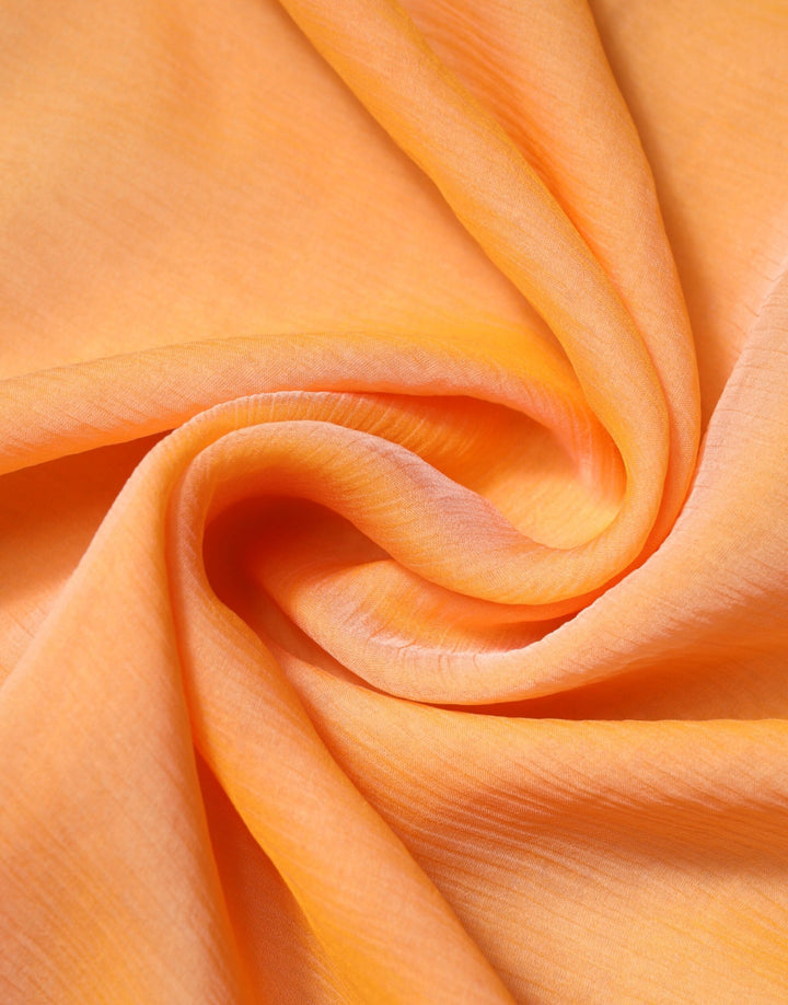 Dolce &amp; Gabbana Orange Silk Rectangle Wrap Shawl Scarf