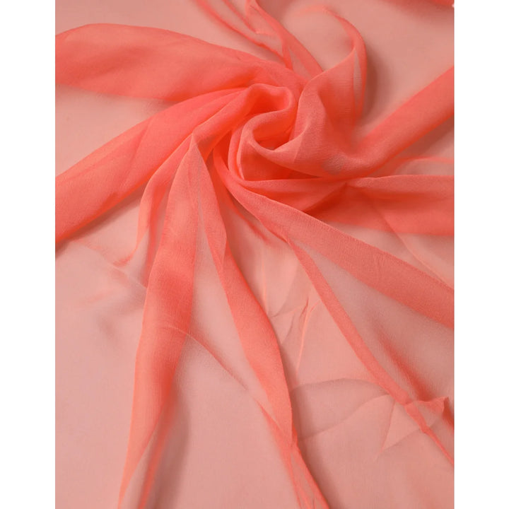 Dolce and Gabbana Orange Stole Silk Neck Wrap for Men &