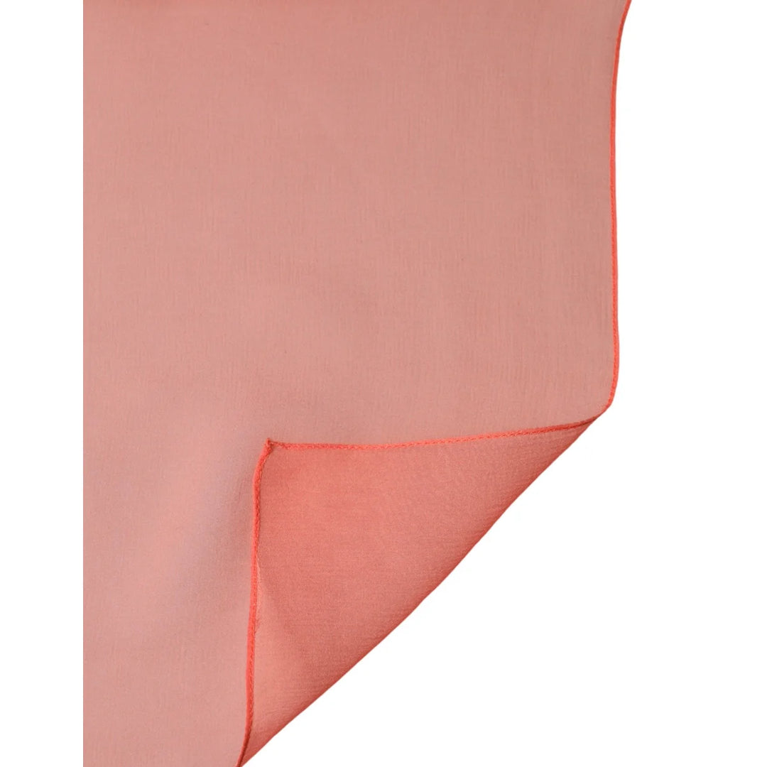 Dolce and Gabbana Orange Stole Silk Neck Wrap for Men &