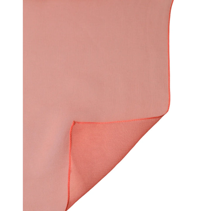 Dolce and Gabbana Orange Stole Silk Neck Wrap for Men &