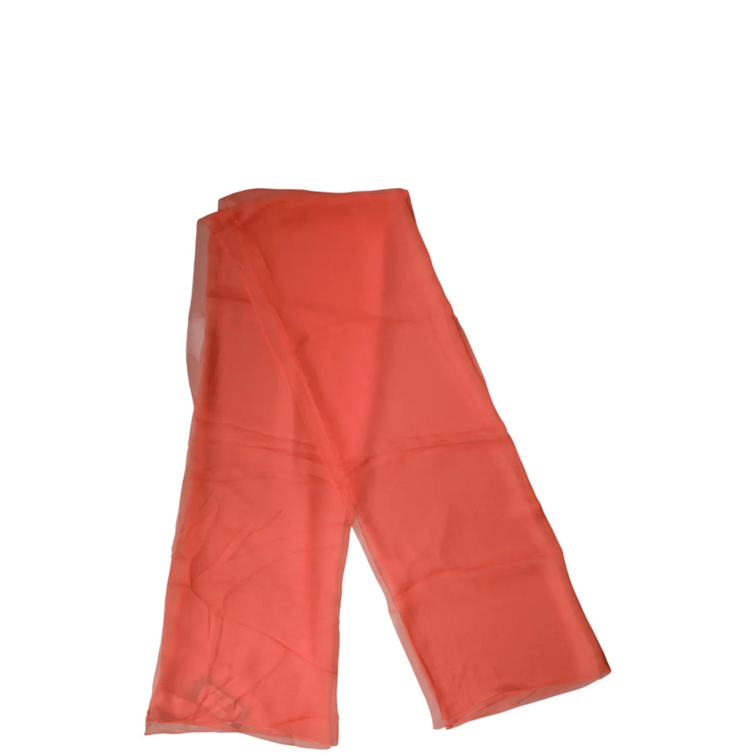 Dolce and Gabbana Orange Stole Silk Neck Wrap for Men &