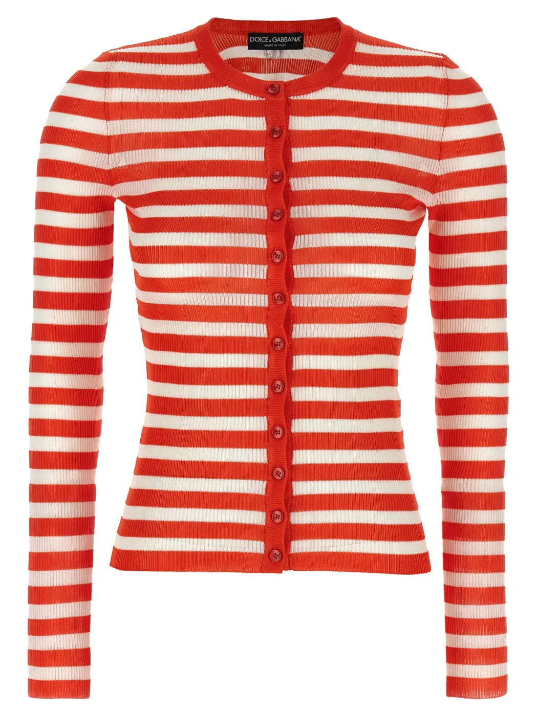 Dolce &amp; Gabbana Orange Viscose Cardigan