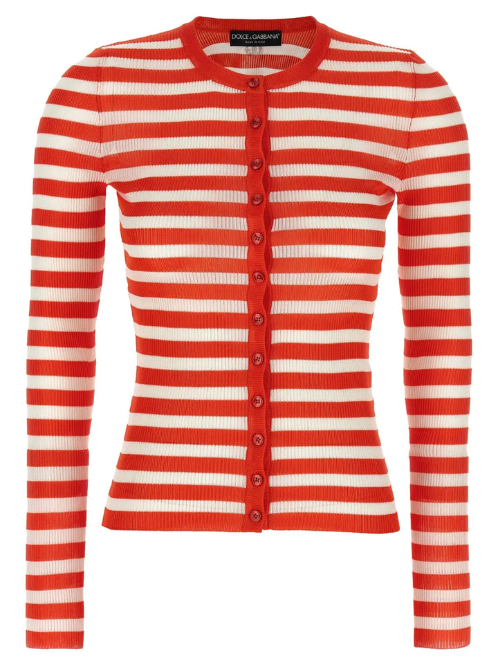 Dolce &amp; Gabbana Orange Viscose Cardigan