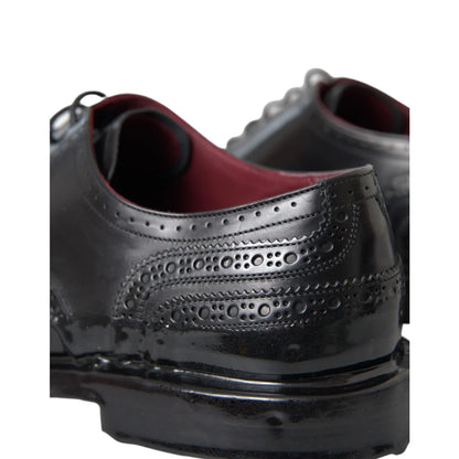 Dolce Gabbana Oxford Wingtip Dress Shoes for Men Authentic Luxury &