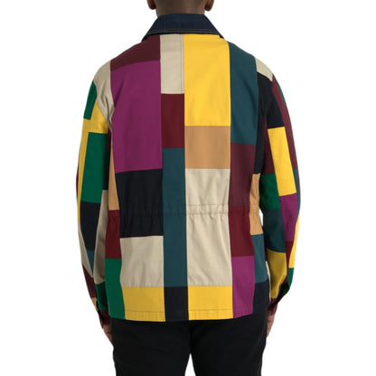 Dolce Gabbana Patchwork Denim Jacket Radiant Urban Chic &