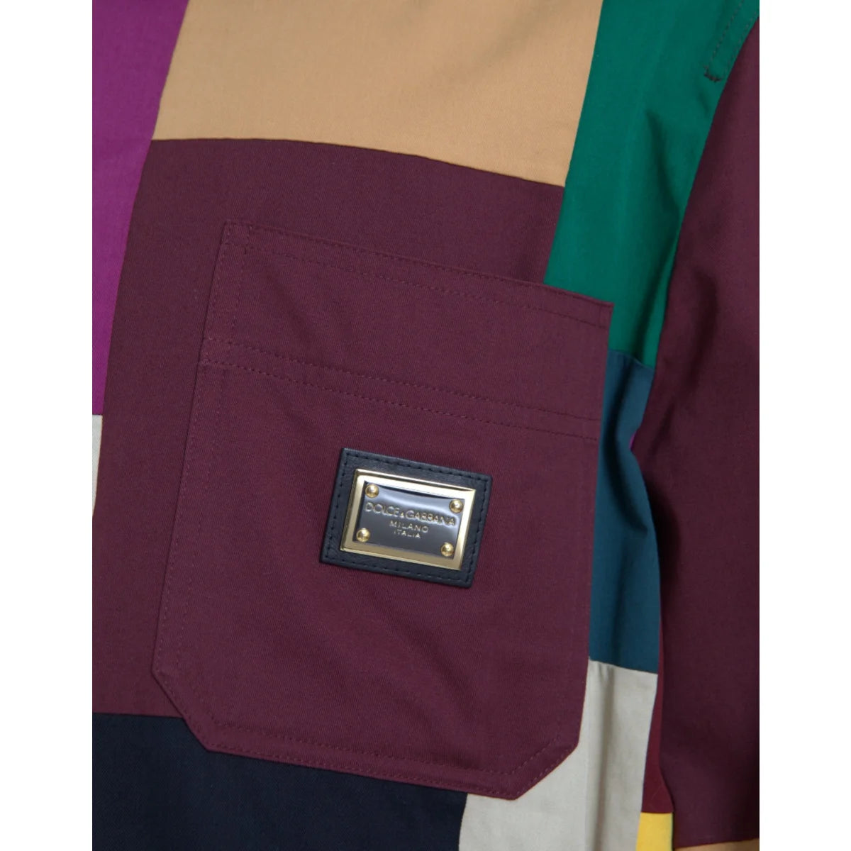 Dolce Gabbana Patchwork Denim Jacket Radiant Urban Chic &