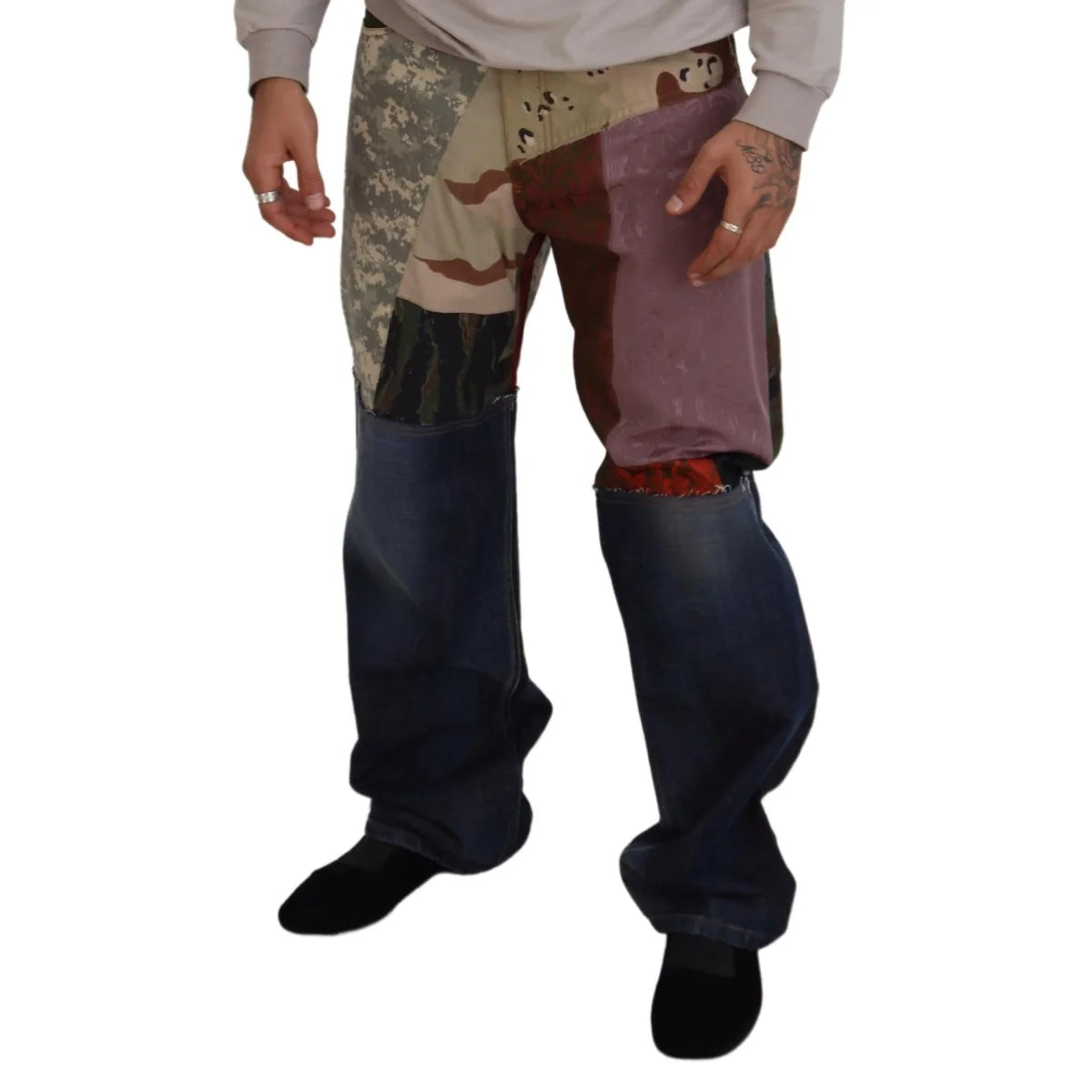 DOLCE & GABBANA Patchwork Denim Jeans MainLine Luxury Collection Dolce Gabbana