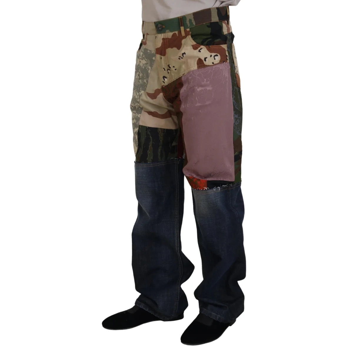 DOLCE & GABBANA Patchwork Denim Jeans MainLine Luxury Collection Dolce Gabbana