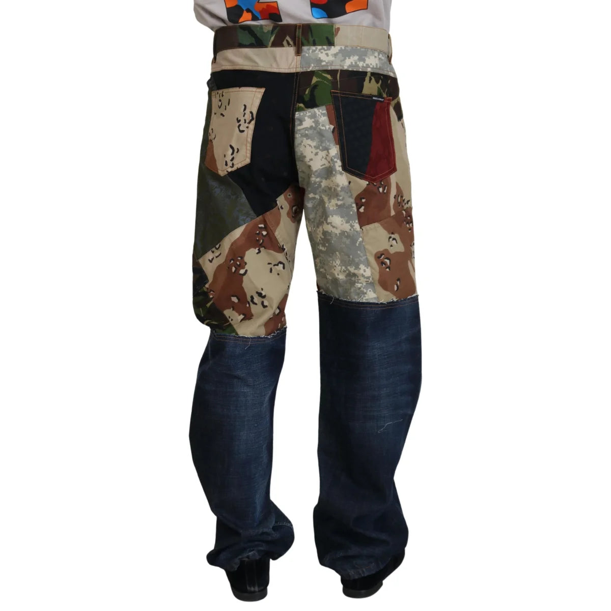 DOLCE & GABBANA Patchwork Denim Jeans MainLine Luxury Collection Dolce Gabbana