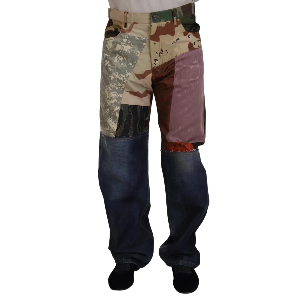 DOLCE & GABBANA Patchwork Denim Jeans MainLine Luxury Collection Dolce Gabbana