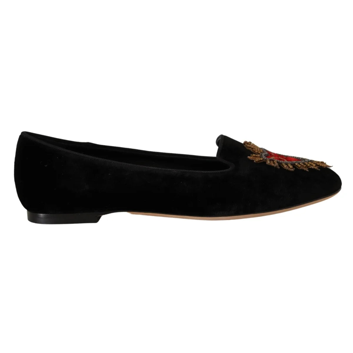 Dolce Gabbana Patent Leather Flat Shoes Radiant Glamour &