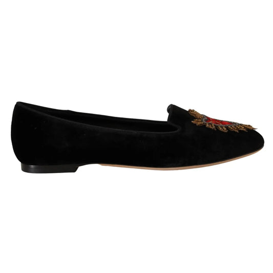 Dolce Gabbana Patent Leather Flat Shoes Radiant Glamour &
