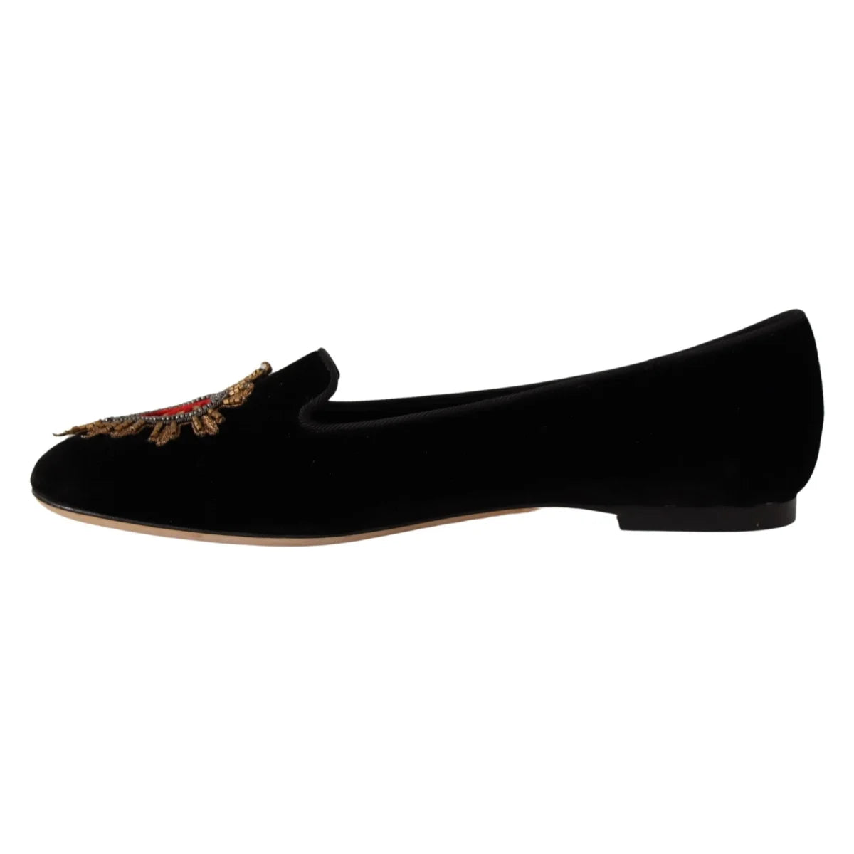 Dolce Gabbana Patent Leather Flat Shoes Radiant Glamour &