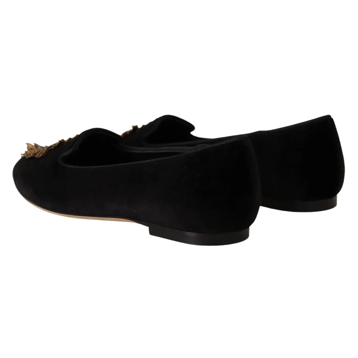 Dolce Gabbana Patent Leather Flat Shoes Radiant Glamour &