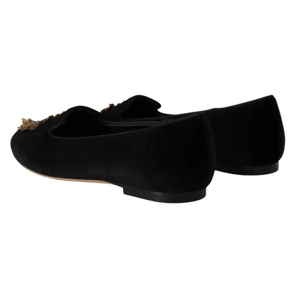 Dolce Gabbana Patent Leather Flat Shoes Radiant Glamour &