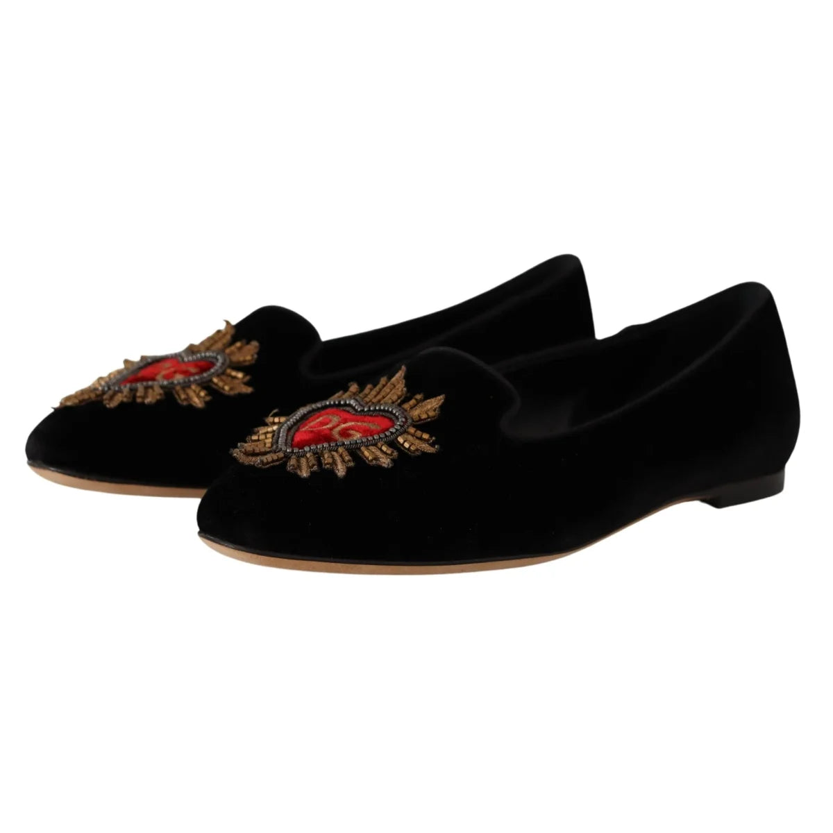 Dolce Gabbana Patent Leather Flat Shoes Radiant Glamour &