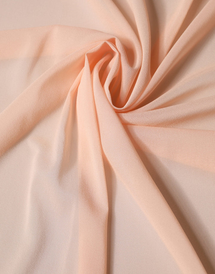 Dolce &amp; Gabbana Peach Silk Neck Wrap Shawl Women Stole 200cm x 64cm Scarf