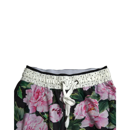 Dolce Gabbana Peony Joggers in Supersoft Cotton &
